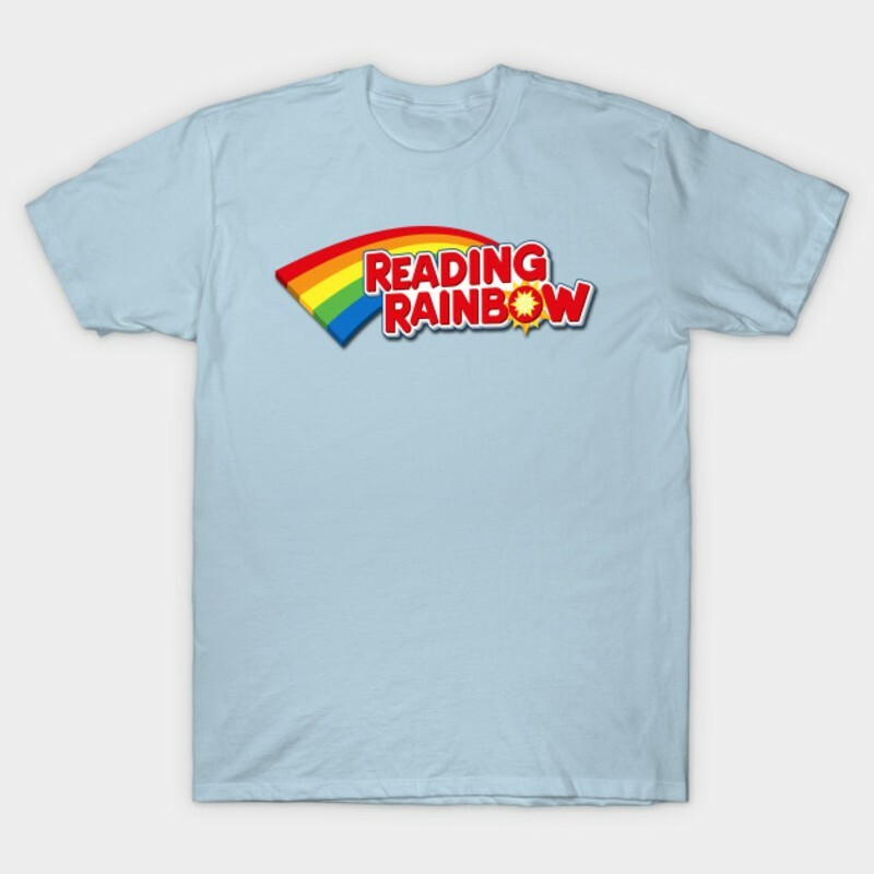 reading rainbow t shirt